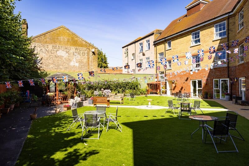 Cedars Care Home garden