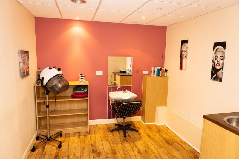 Cedars Care Home hair salon