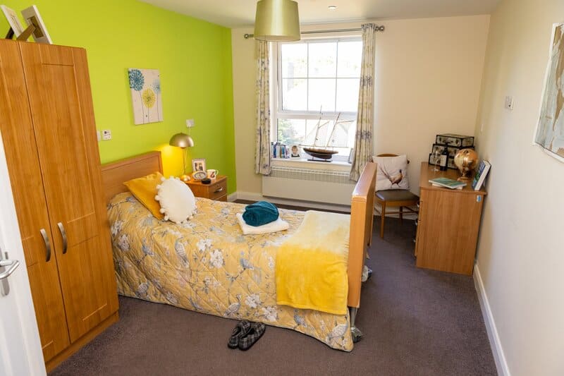 Cedars Care Home Bedroom